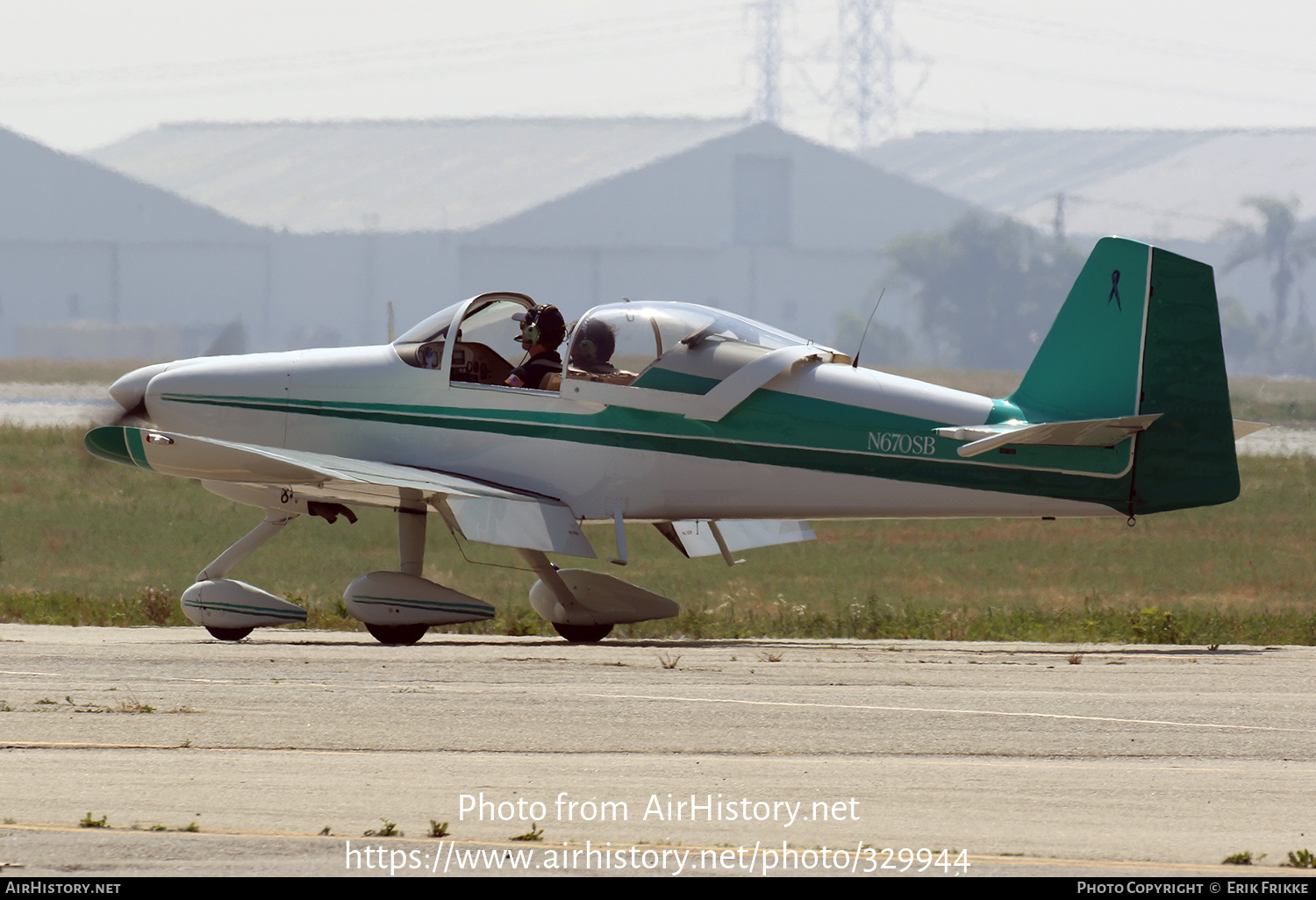 Aircraft Photo of N670SB | Van's RV-6A | AirHistory.net #329944