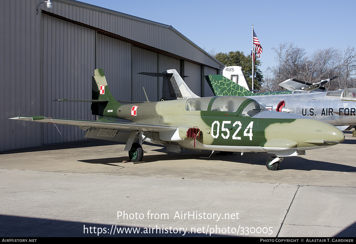 Aircraft Photo of N524SH / NX524SH | PZL-Mielec TS-11 Iskra bis B | Poland - Air Force | AirHistory.net #330005