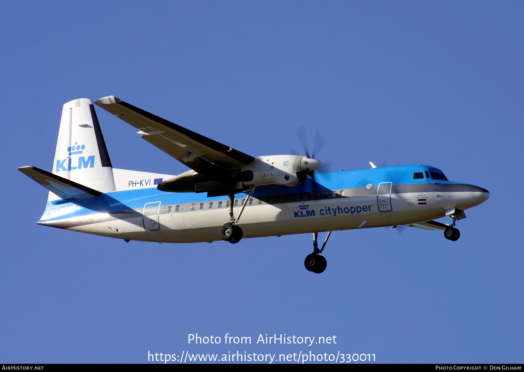 Aircraft Photo of PH-KVI | Fokker 50 | KLM Cityhopper | AirHistory.net #330011