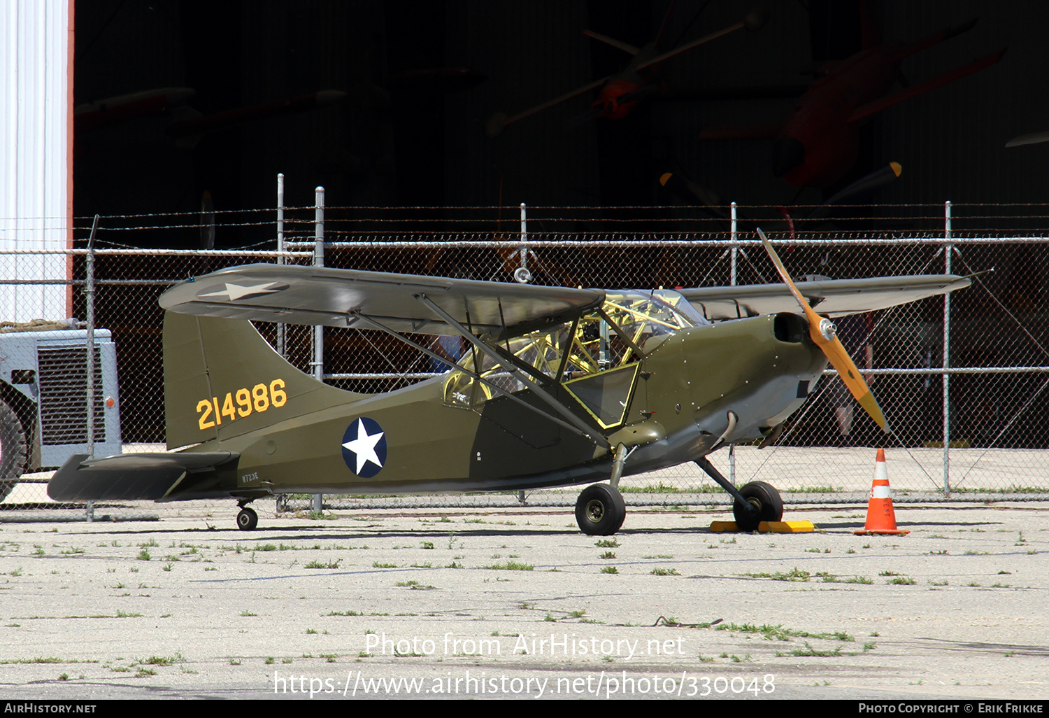 Aircraft Photo of N723E | Stinson L-5 Sentinel | AirHistory.net #330048