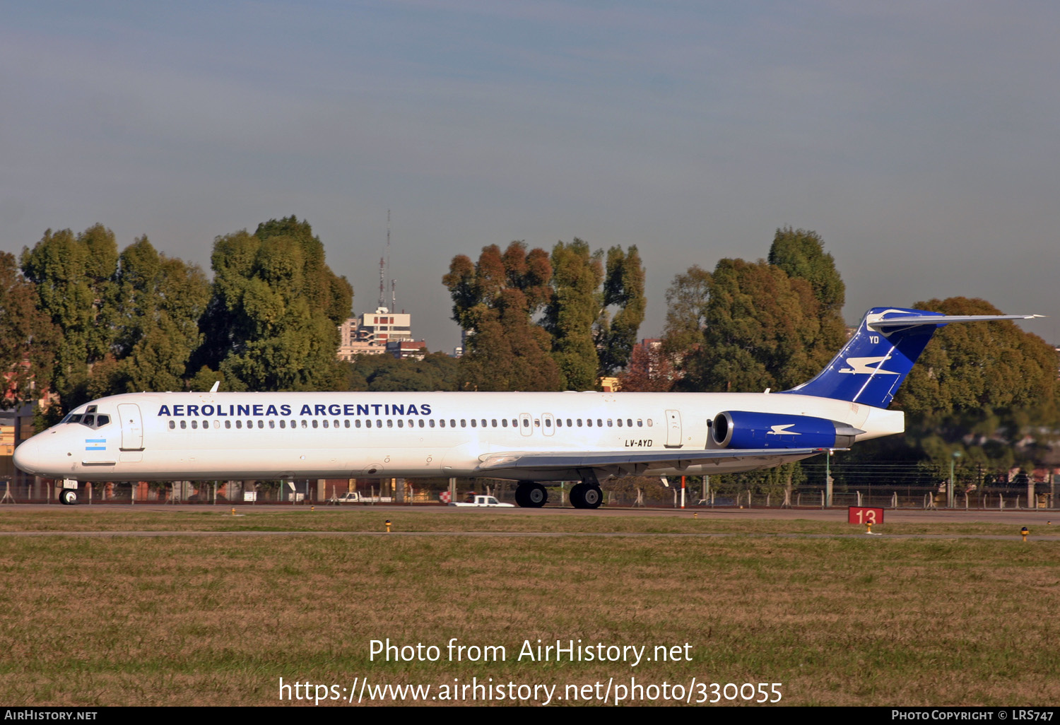 Aircraft Photo of LV-AYD | McDonnell Douglas MD-83 (DC-9-83) | Aerolíneas Argentinas | AirHistory.net #330055