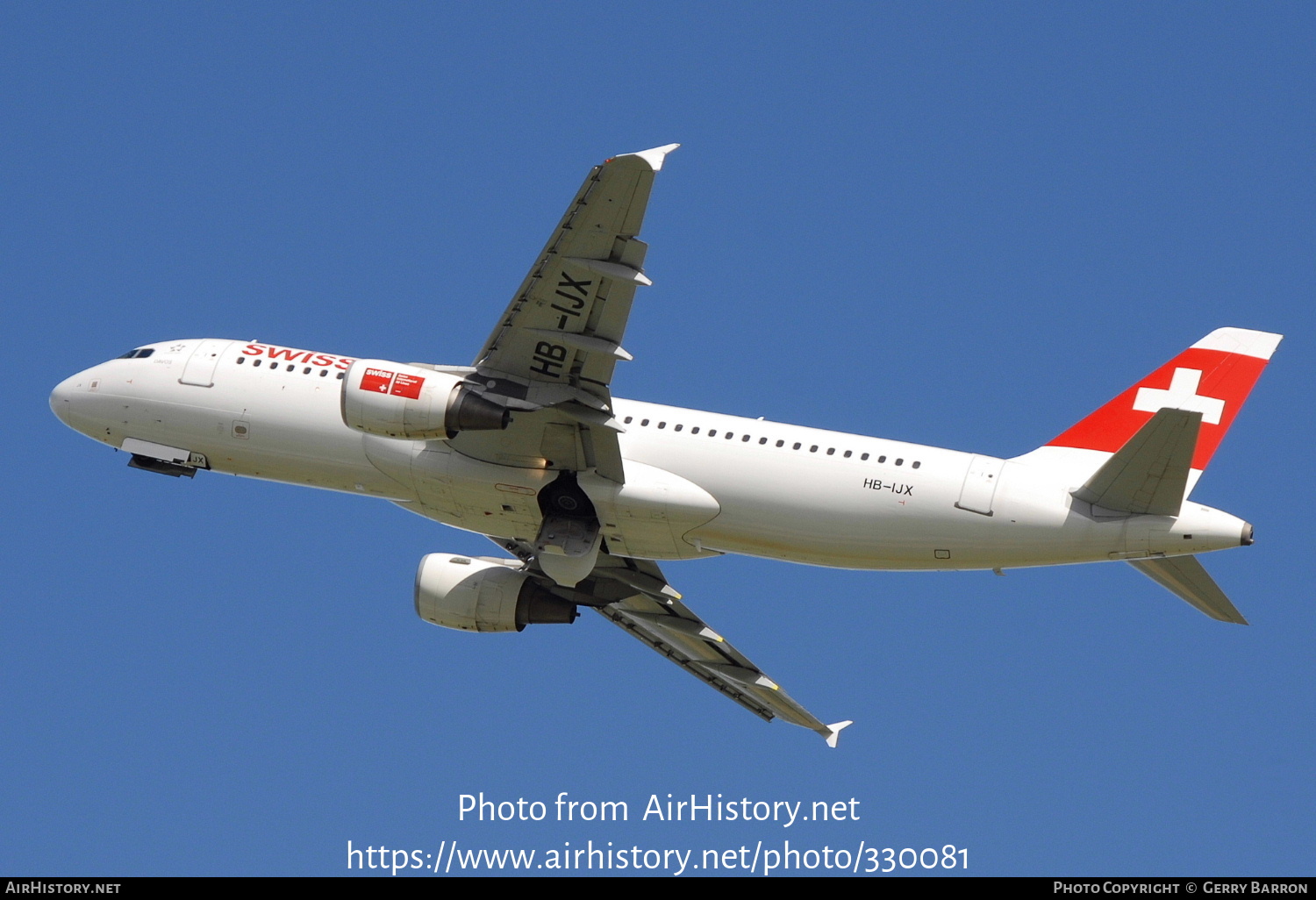 Aircraft Photo of HB-IJX | Airbus A320-214 | Swiss International Air Lines | AirHistory.net #330081