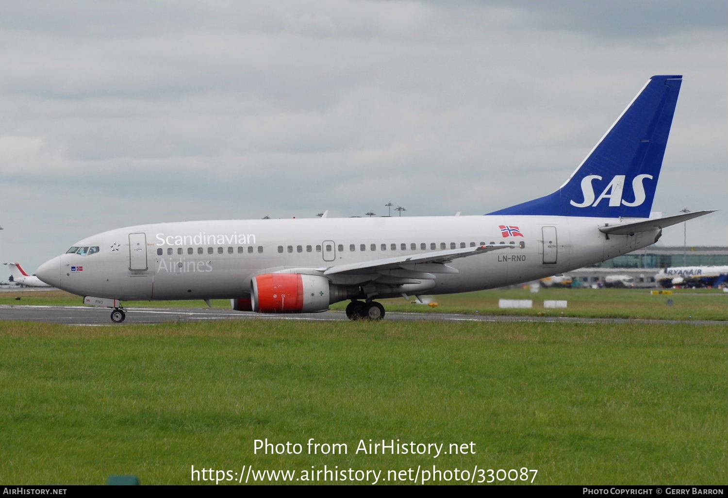 Aircraft Photo of LN-RNO | Boeing 737-783 | Scandinavian Airlines - SAS | AirHistory.net #330087