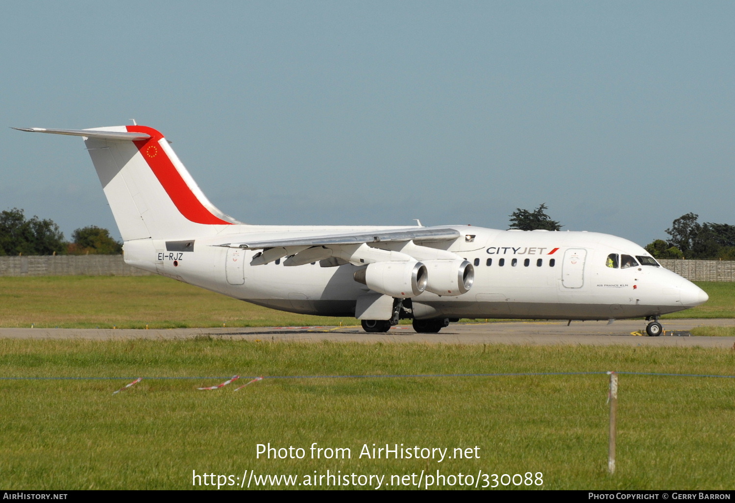 Aircraft Photo of EI-RJZ | British Aerospace Avro 146-RJ85 | CityJet | AirHistory.net #330088