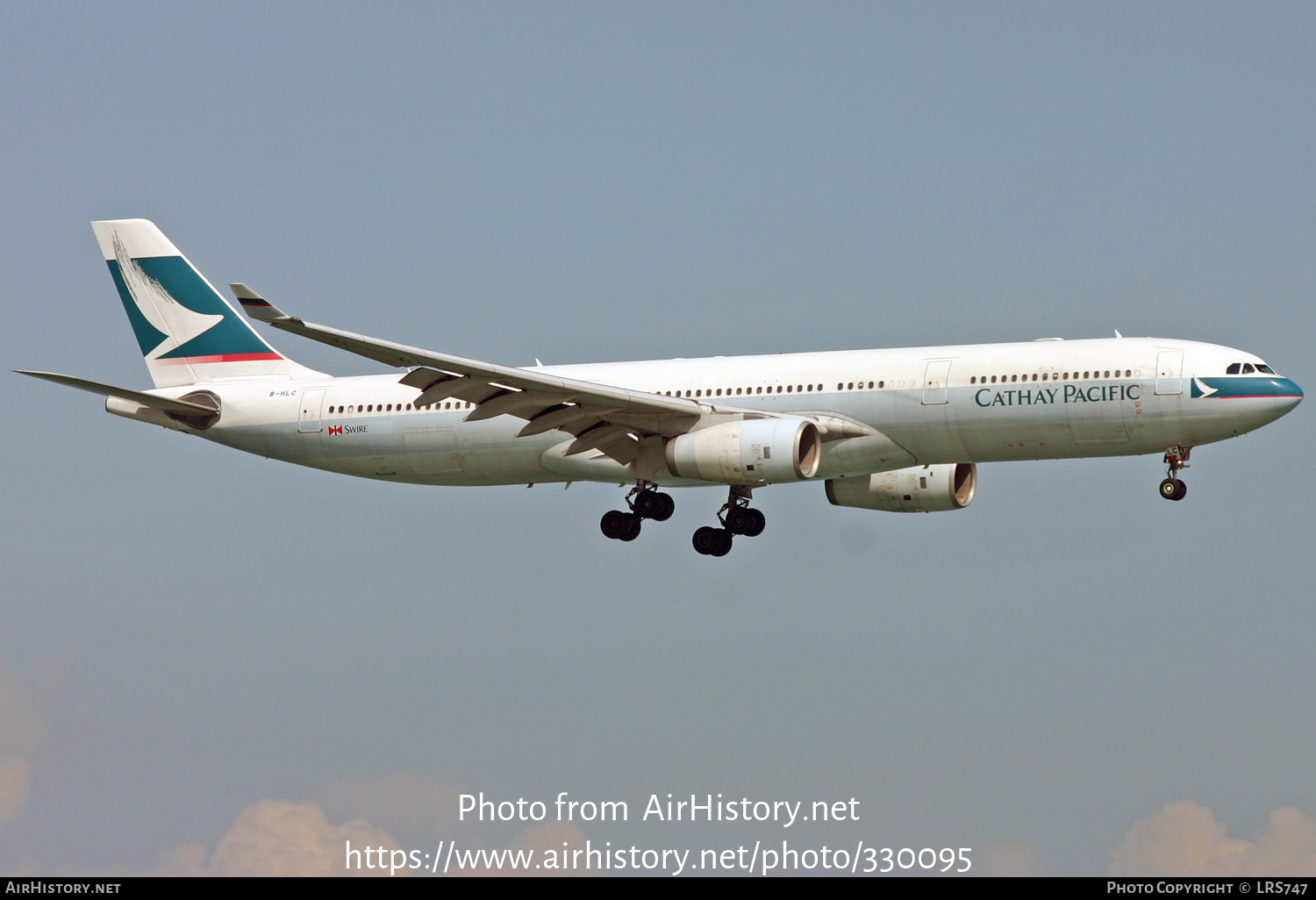 Aircraft Photo of B-HLC | Airbus A330-342 | Cathay Pacific Airways | AirHistory.net #330095