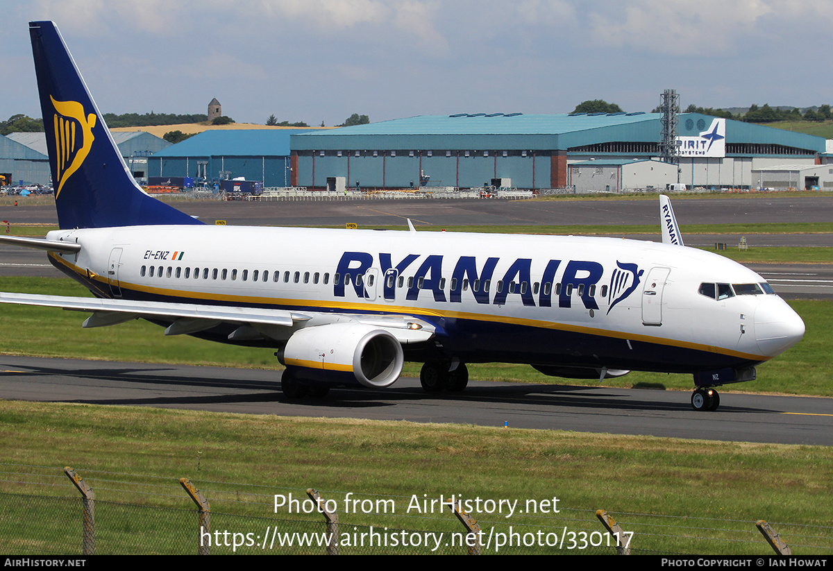 Aircraft Photo of EI-ENZ | Boeing 737-8AS | Ryanair | AirHistory.net #330117