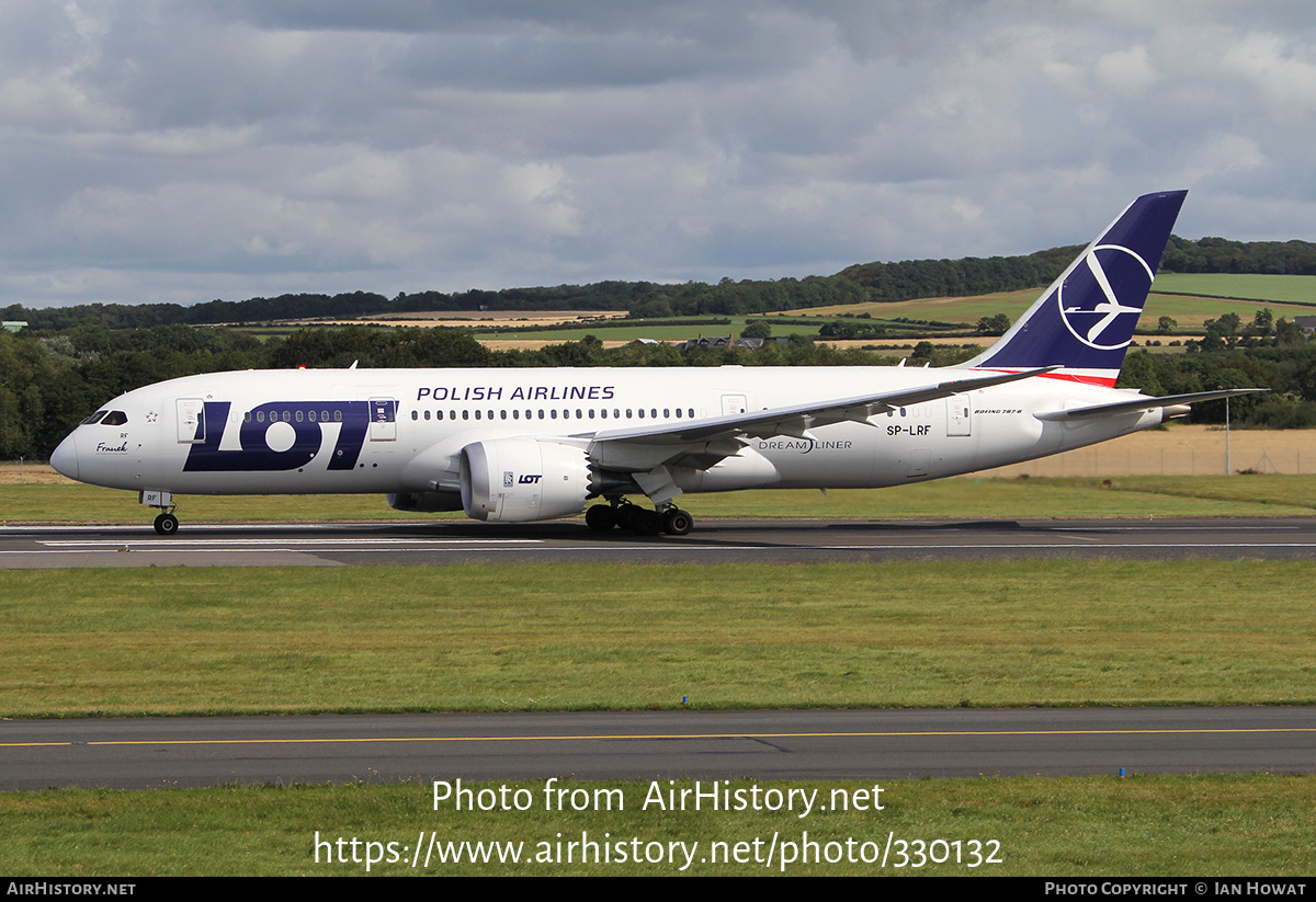 Aircraft Photo of SP-LRF | Boeing 787-8 Dreamliner | LOT Polish Airlines - Polskie Linie Lotnicze | AirHistory.net #330132