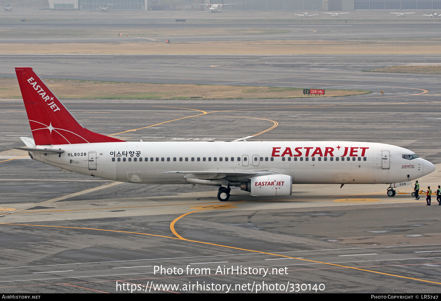 Aircraft Photo of HL8028 | Boeing 737-8BK | Eastar Jet | AirHistory.net #330140