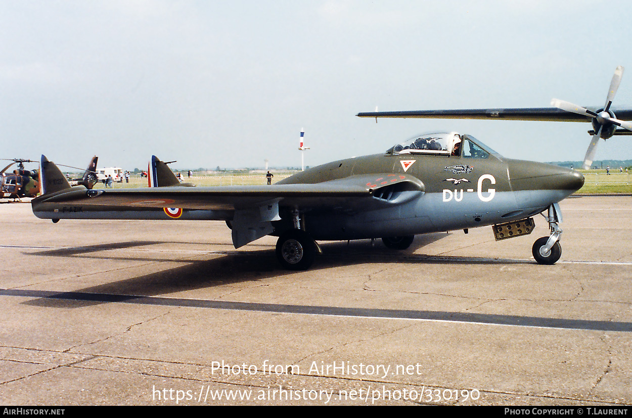 Aircraft Photo of F-AZIK | De Havilland D.H. 100 Vampire FB6 | France - Air Force | AirHistory.net #330190