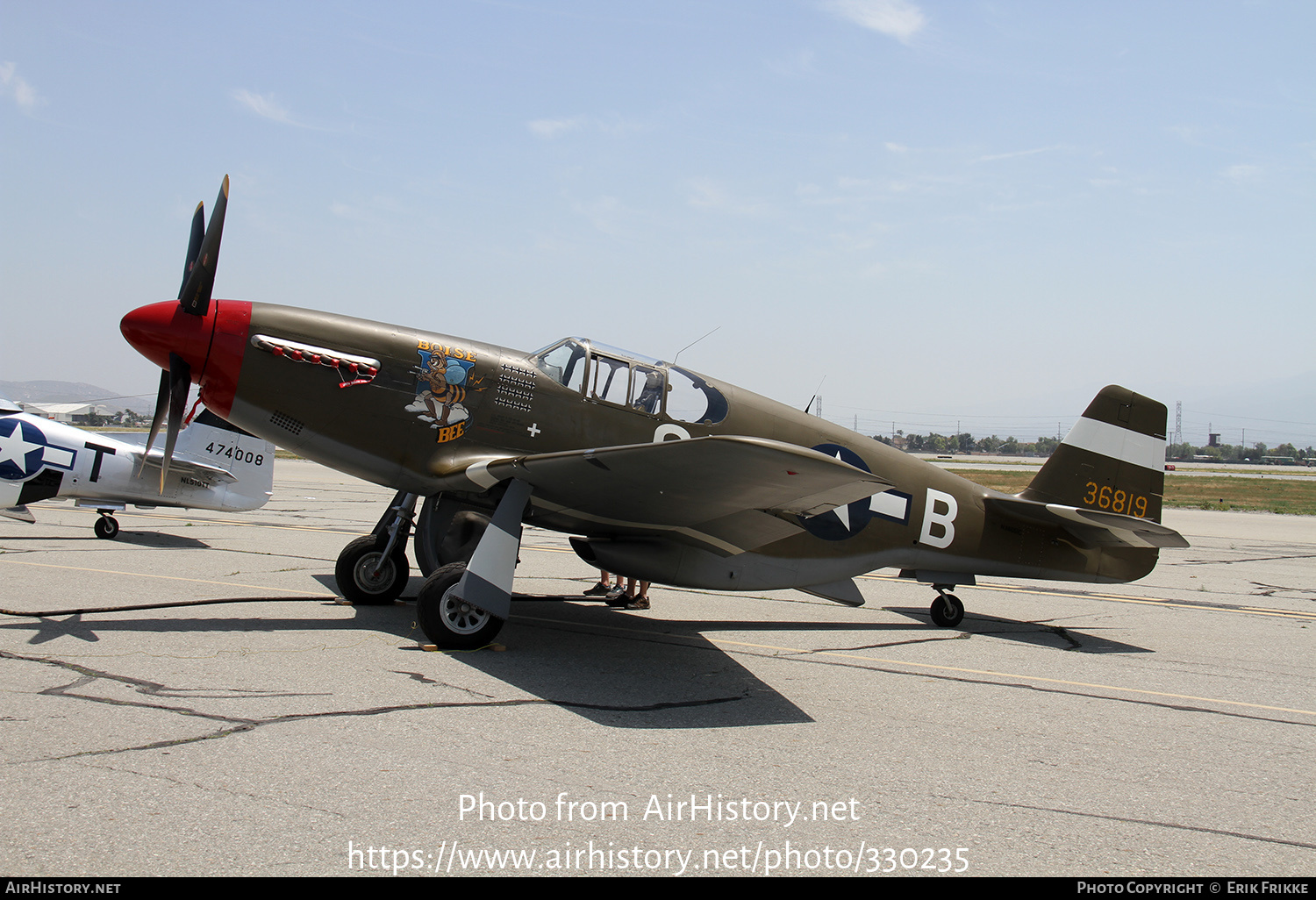 Aircraft Photo of N4651C / NX4651C / 36819 | North American P-51C Mustang | USA - Air Force | AirHistory.net #330235