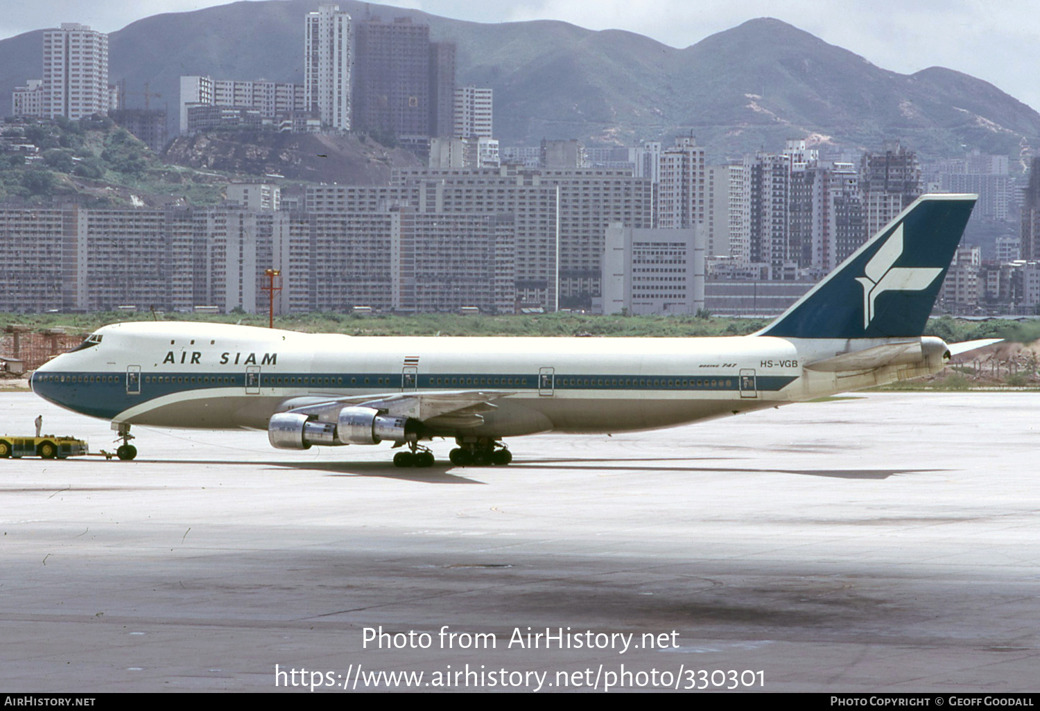 Aircraft Photo of HS-VGB | Boeing 747-148 | Air Siam | AirHistory.net #330301