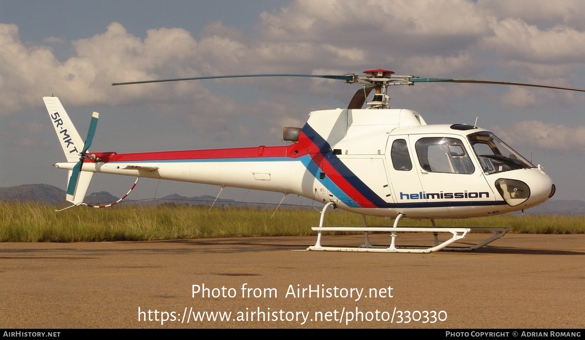 Aircraft Photo of 5R-MKT | Aerospatiale AS-350B Ecureuil | Helimission | AirHistory.net #330330