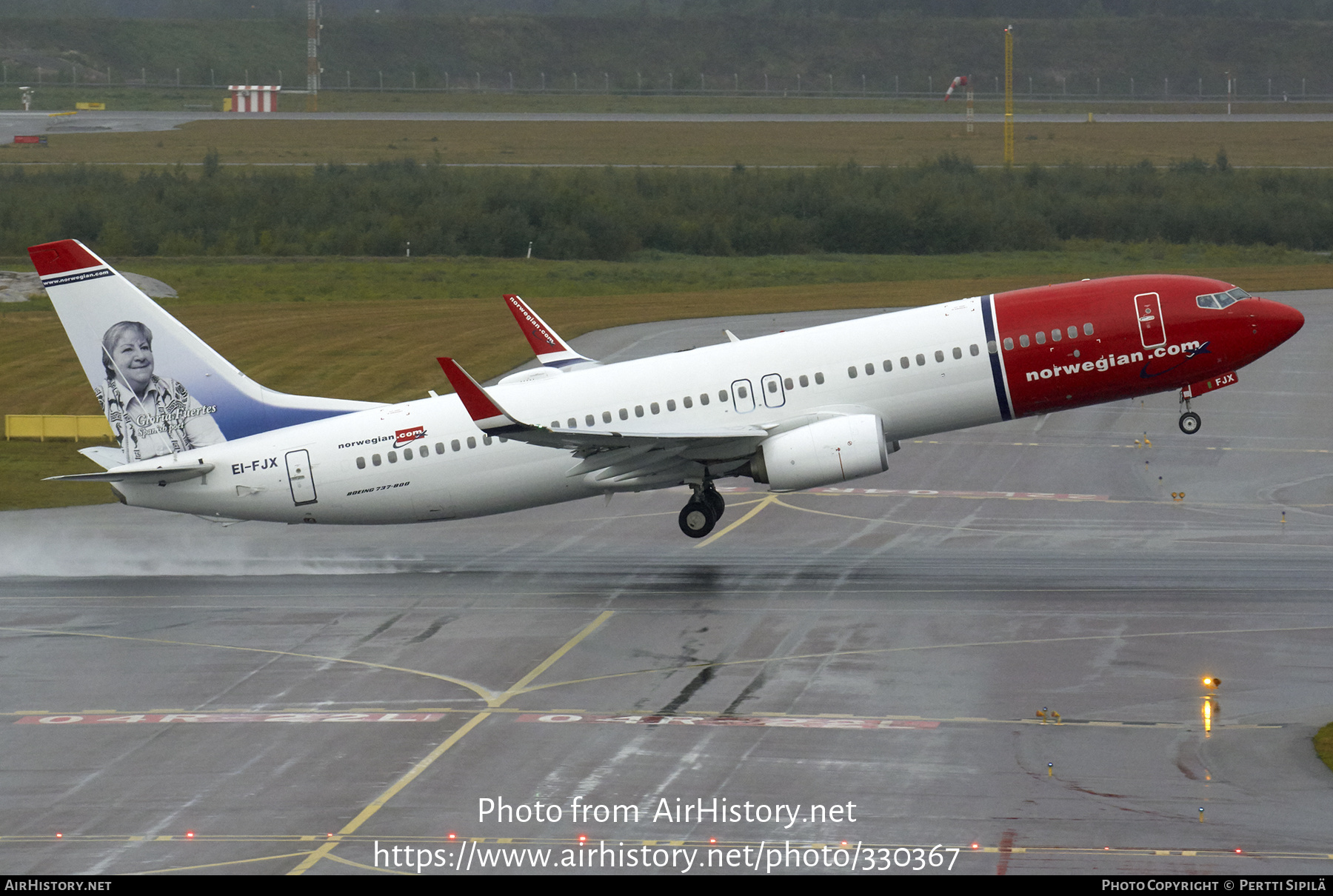 Aircraft Photo of EI-FJX | Boeing 737-800 | Norwegian | AirHistory.net #330367