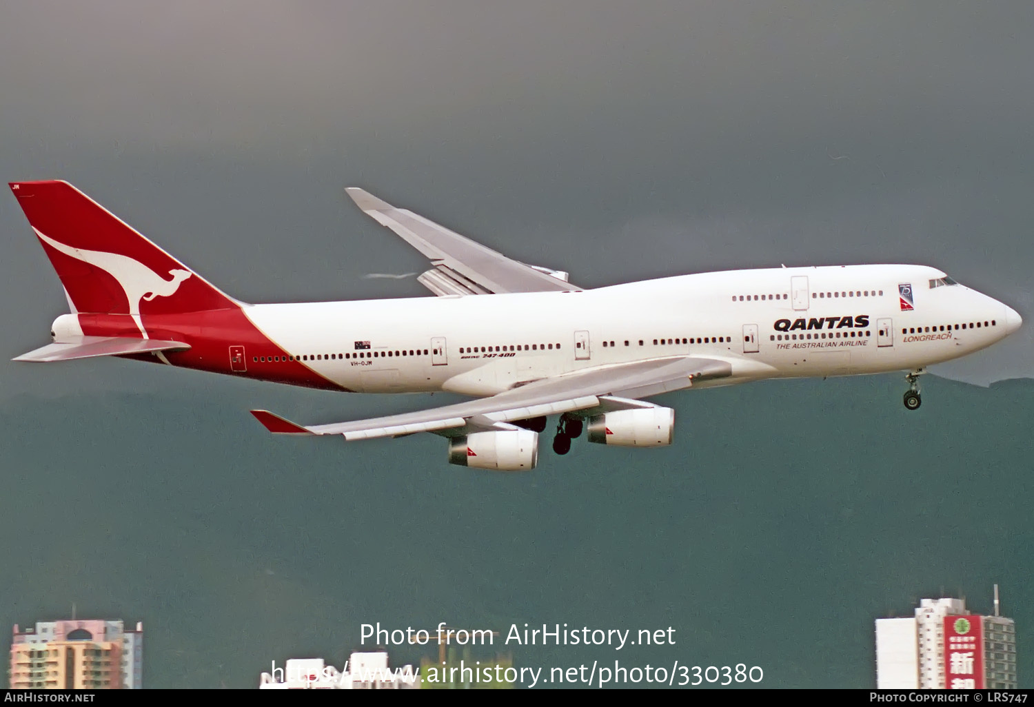 Aircraft Photo Of VH-OJM | Boeing 747-438 | Qantas | AirHistory.net #330380