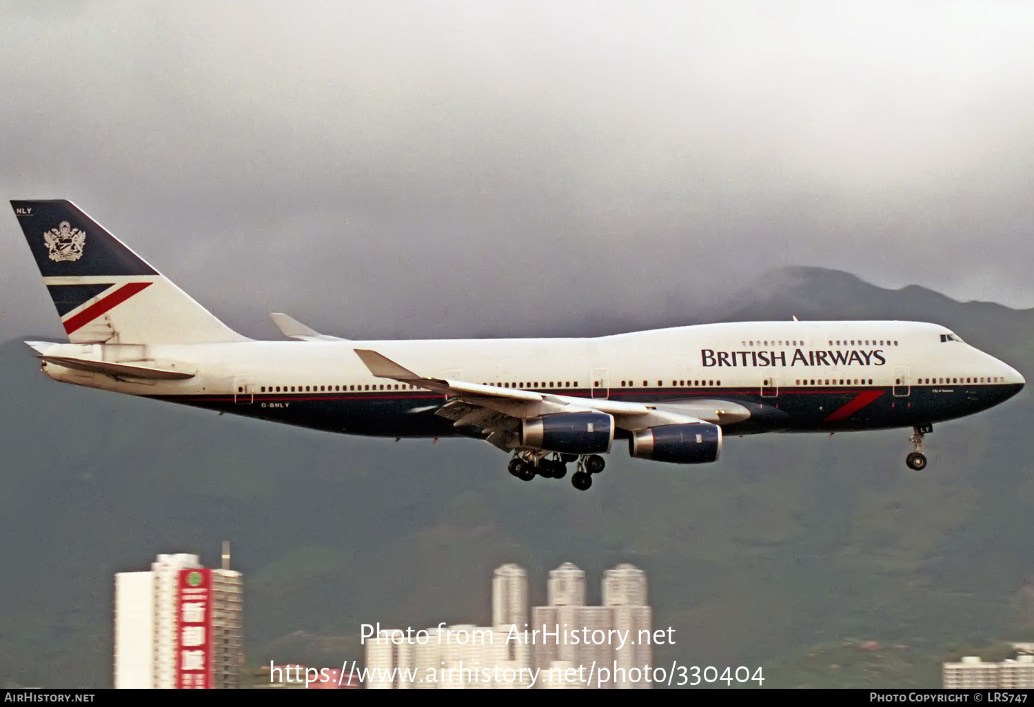 Aircraft Photo of G-BNLY | Boeing 747-436 | British Airways | AirHistory.net #330404