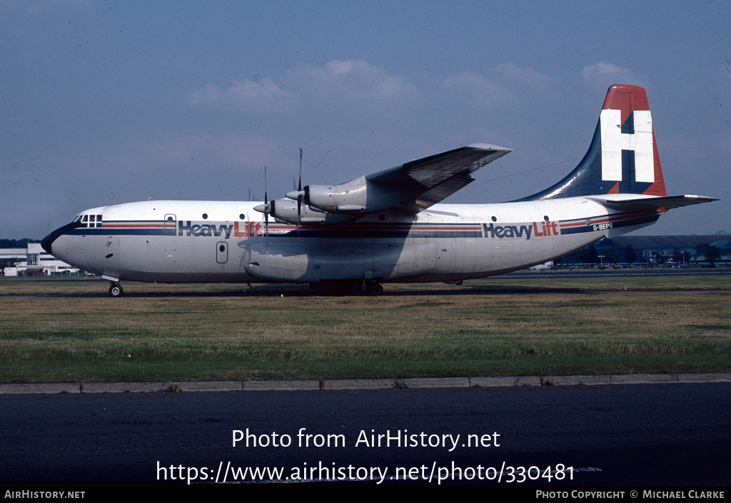 Aircraft Photo of G-BEPS | Short SC.5 Belfast | HeavyLift Cargo Airlines | AirHistory.net #330481