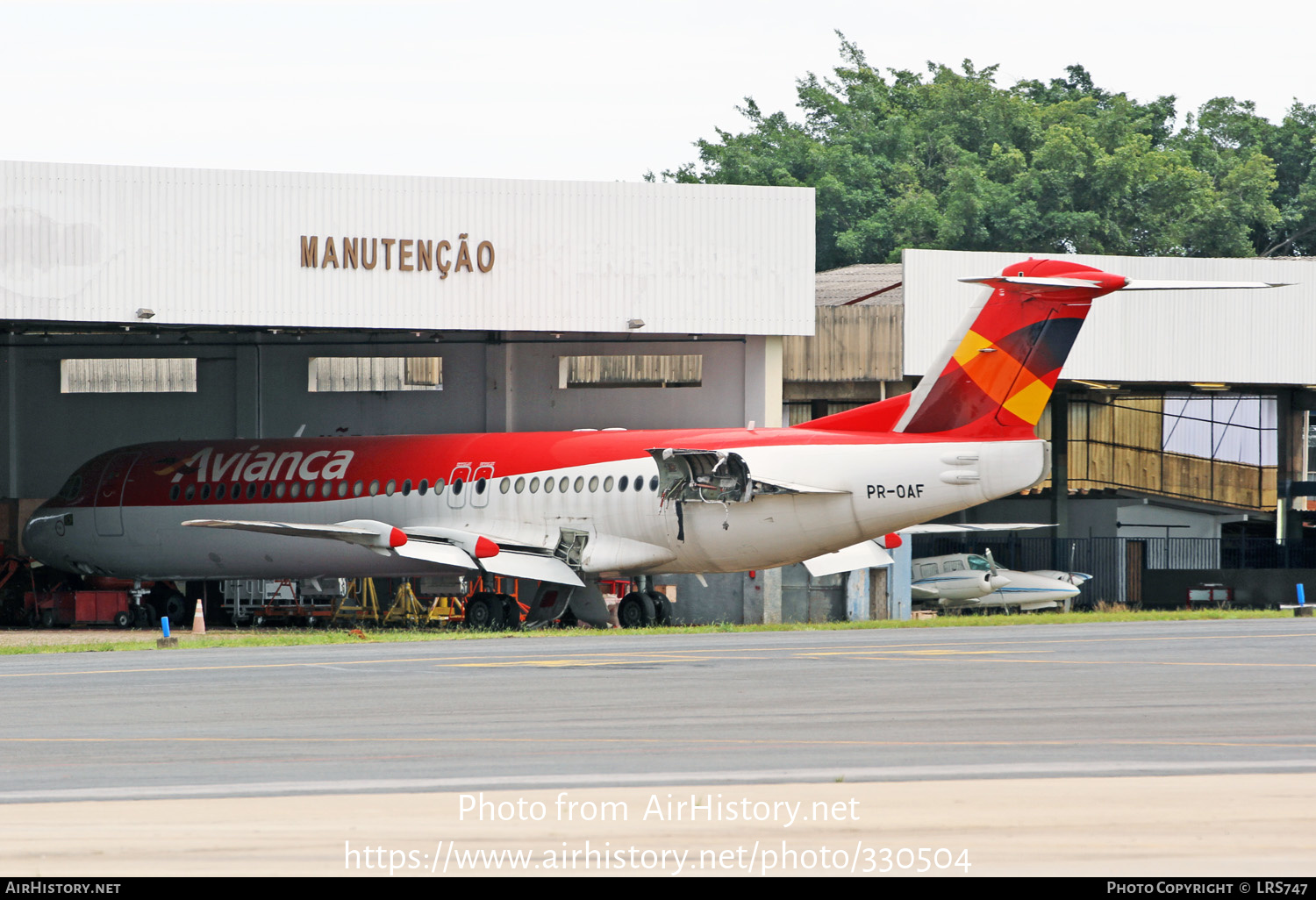 Aircraft Photo of PR-OAF | Fokker 100 (F28-0100) | Avianca | AirHistory.net #330504