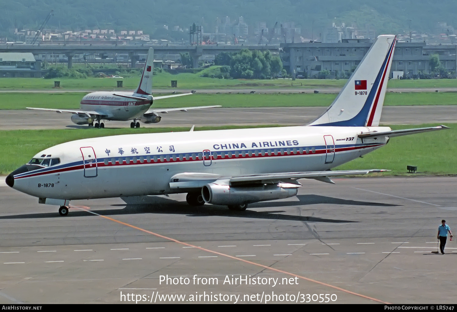 Aircraft Photo of B-1878 | Boeing 737-209/Adv | China Airlines | AirHistory.net #330550