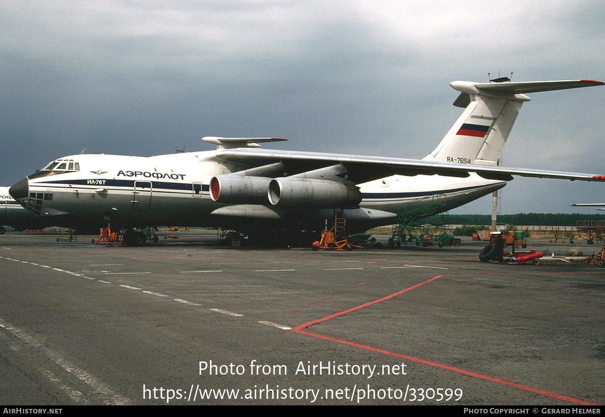 Aircraft Photo of RA-76514 | Ilyushin Il-76T | Aeroflot | AirHistory.net #330599