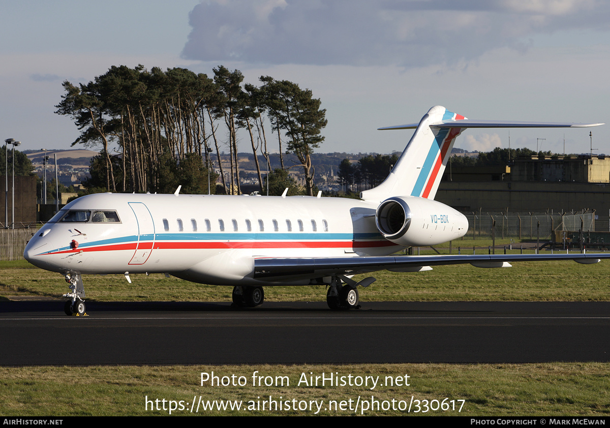 Aircraft Photo of VQ-BOK | Bombardier Global Express XRS (BD-700-1A10) | AirHistory.net #330617