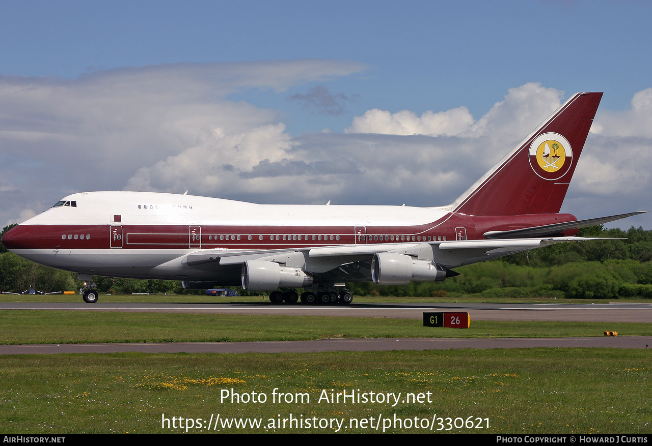 Aircraft Photo of VP-BAT | Boeing 747SP-21 | Sheikh Khalifa Bin Hamad Al Thani | AirHistory.net #330621