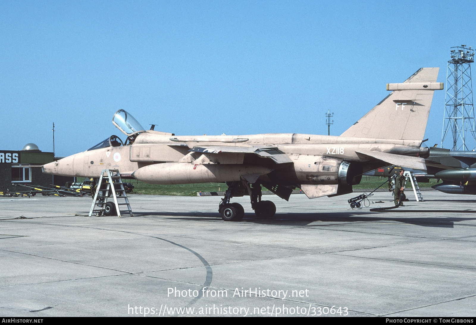 Aircraft Photo of XZ118 | Sepecat Jaguar GR1A | UK - Air Force | AirHistory.net #330643