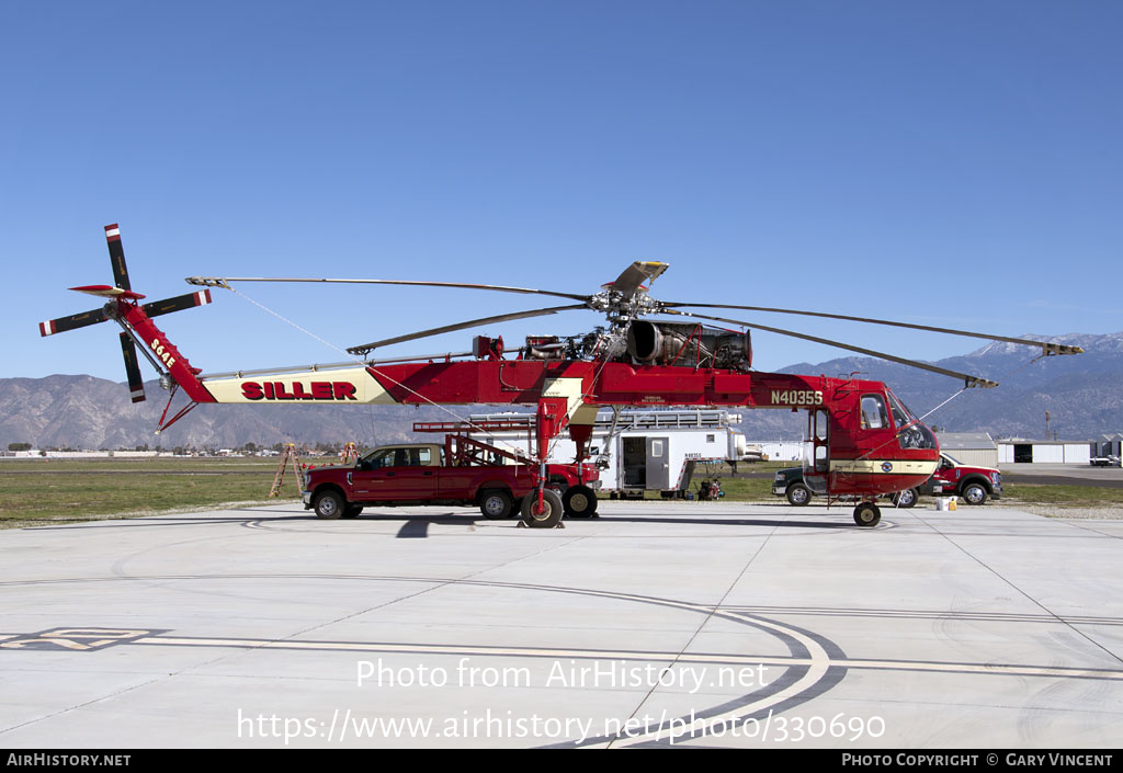 Aircraft Photo of N4035S | Sikorsky S-64E Skycrane | Siller Helicopters | AirHistory.net #330690