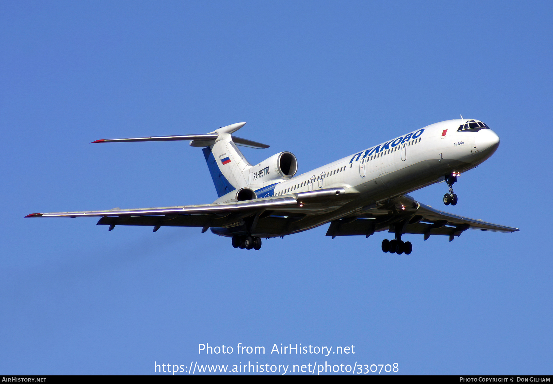 Aircraft Photo of RA-85770 | Tupolev Tu-154M | Pulkovo Airlines | AirHistory.net #330708