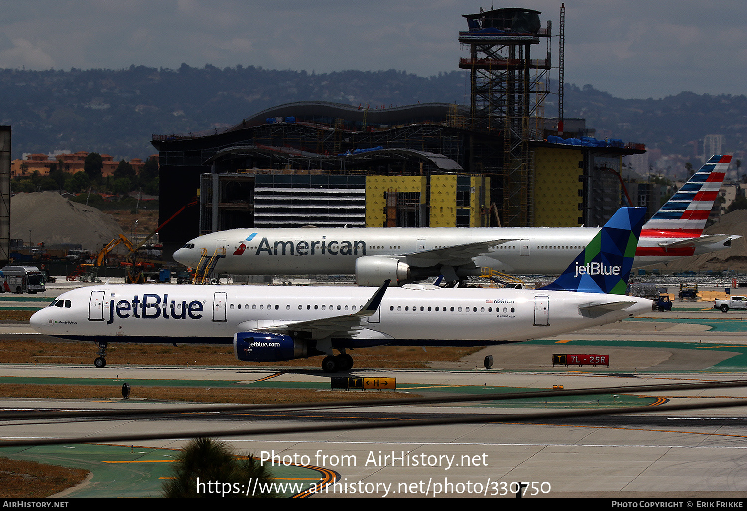 Aircraft Photo of N988JT | Airbus A321-231 | JetBlue Airways | AirHistory.net #330750