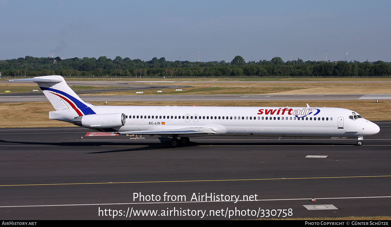 Aircraft Photo of EC-JJS | McDonnell Douglas MD-83 (DC-9-83) | Swiftair | AirHistory.net #330758