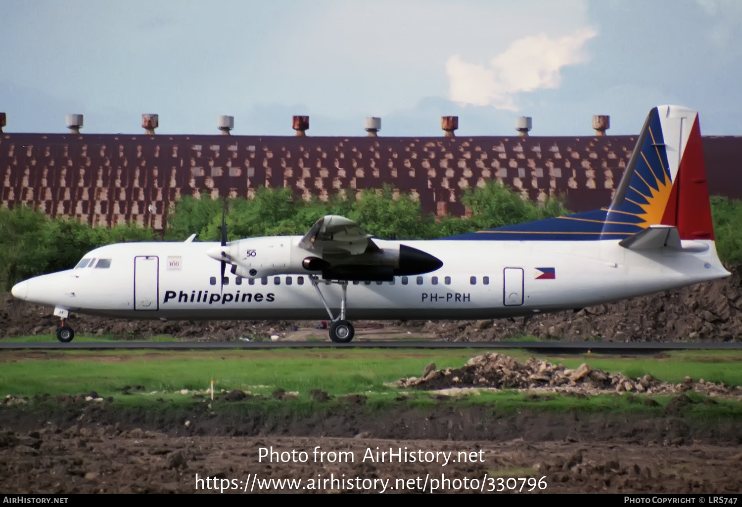 Aircraft Photo of PH-PRH | Fokker 50 | Philippine Airlines | AirHistory.net #330796