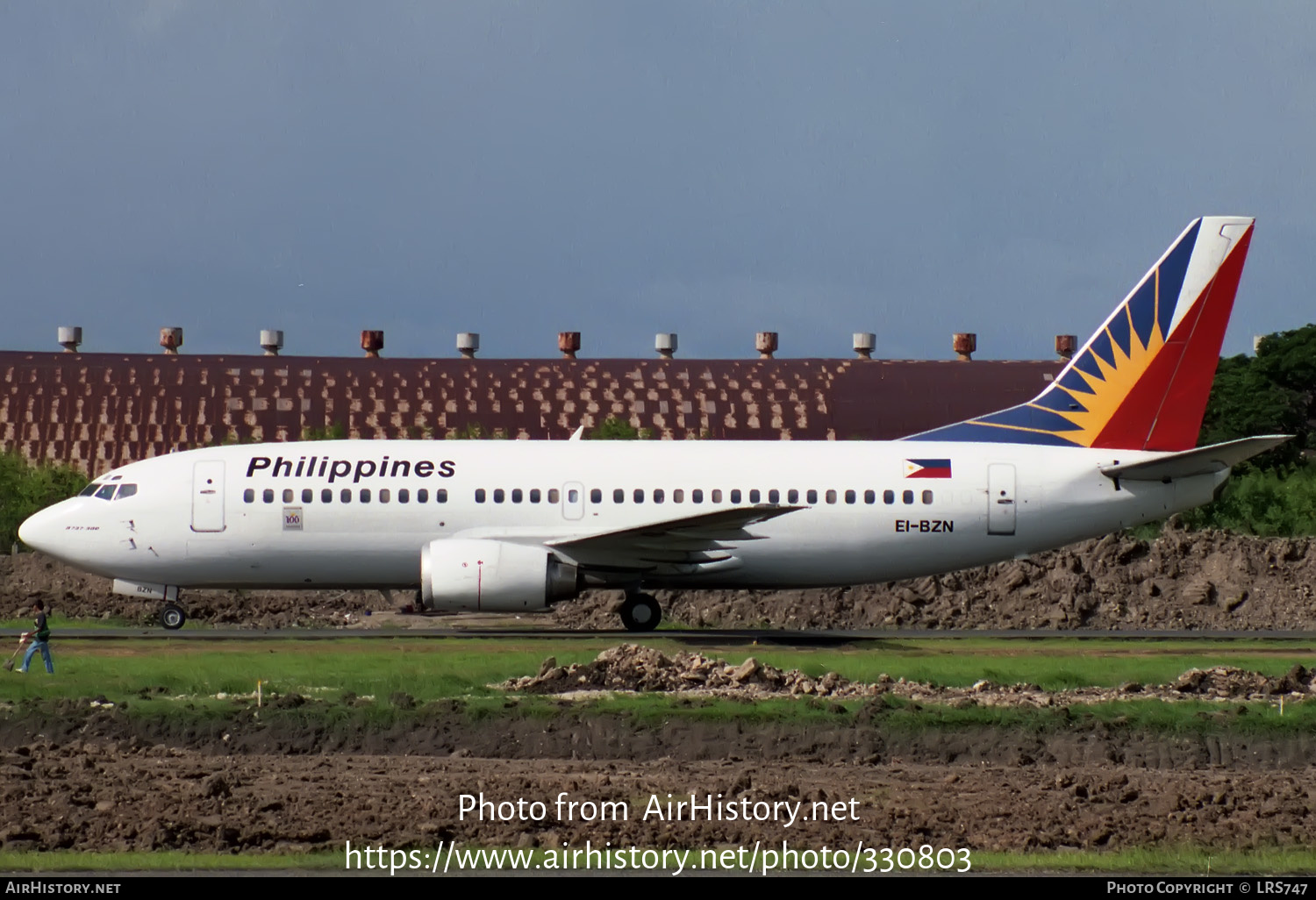 Aircraft Photo of EI-BZN | Boeing 737-3Y0 | Philippine Airlines | AirHistory.net #330803