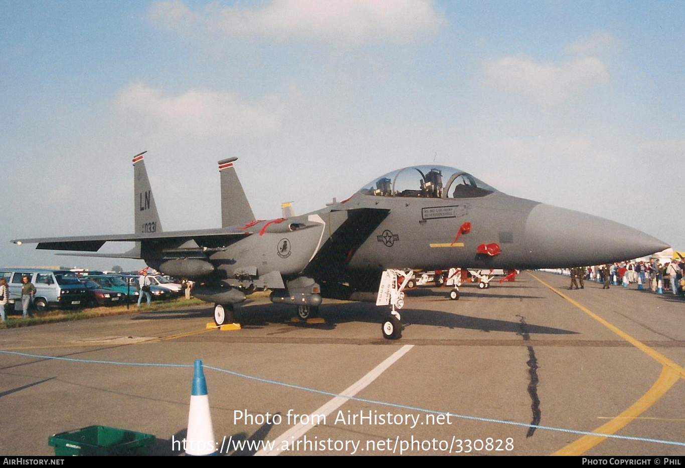 Aircraft Photo of 91-0331 / AF91-0331 | McDonnell Douglas F-15E Strike Eagle | USA - Air Force | AirHistory.net #330828