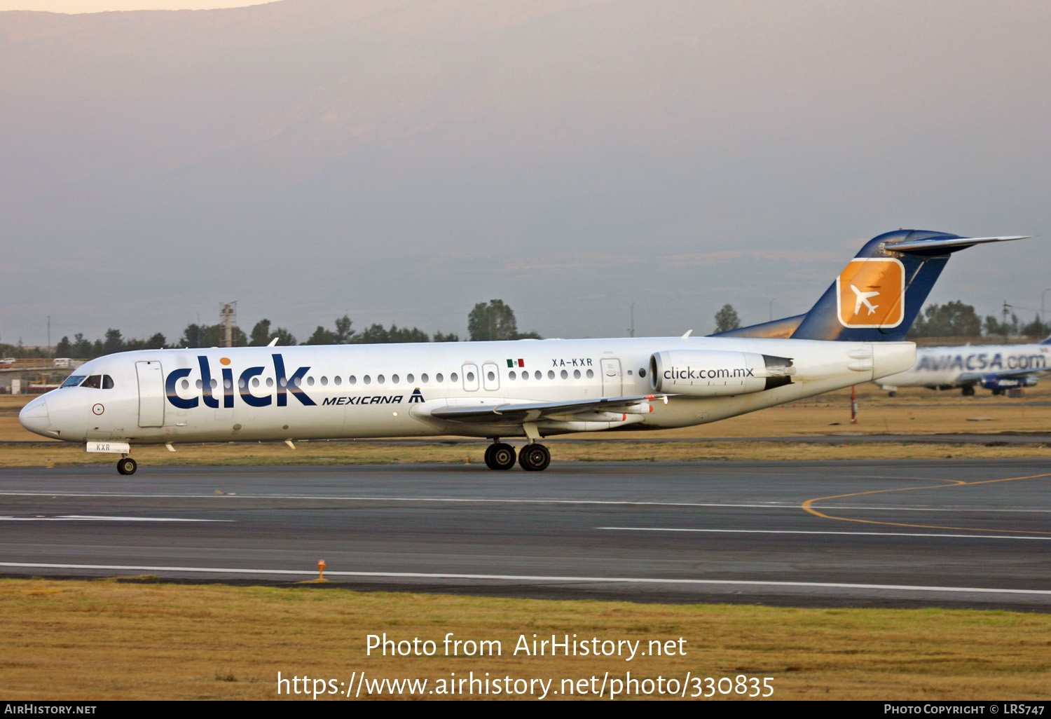 Aircraft Photo of XA-KXR | Fokker 100 (F28-0100) | Click Mexicana | AirHistory.net #330835