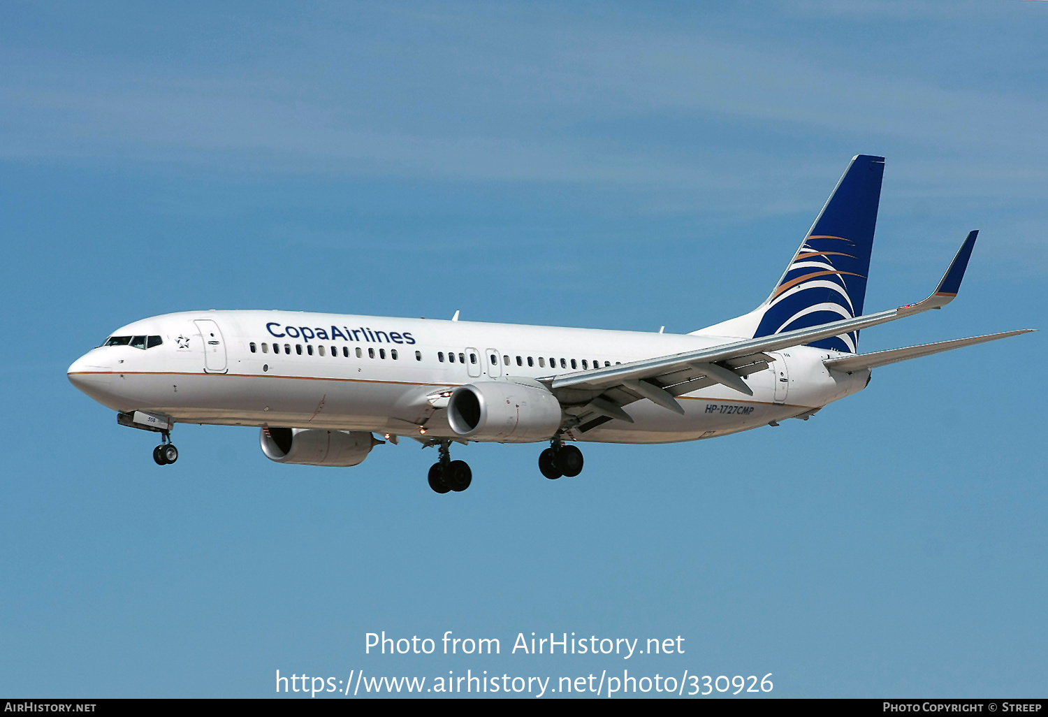 Aircraft Photo of HP-1727CMP | Boeing 737-8V3 | Copa Airlines | AirHistory.net #330926