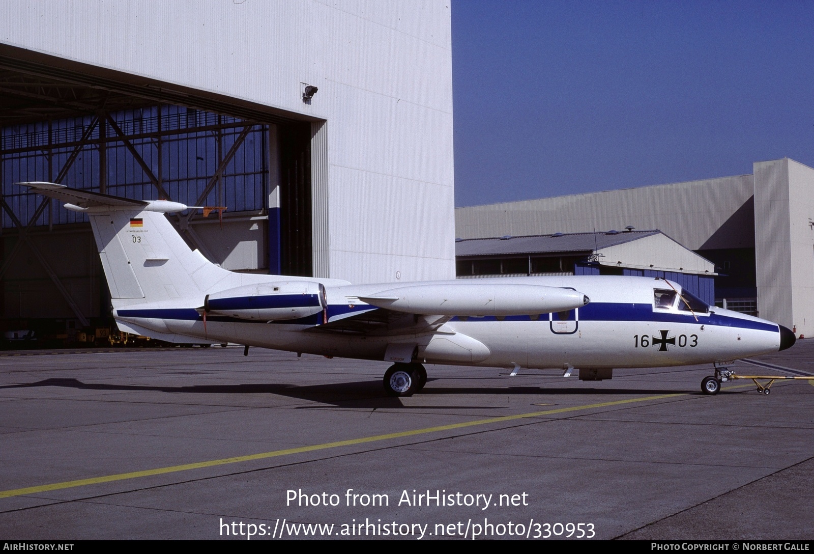 Aircraft Photo of 1603 | HFB HFB-320 Hansa Jet | Germany - Air Force | AirHistory.net #330953