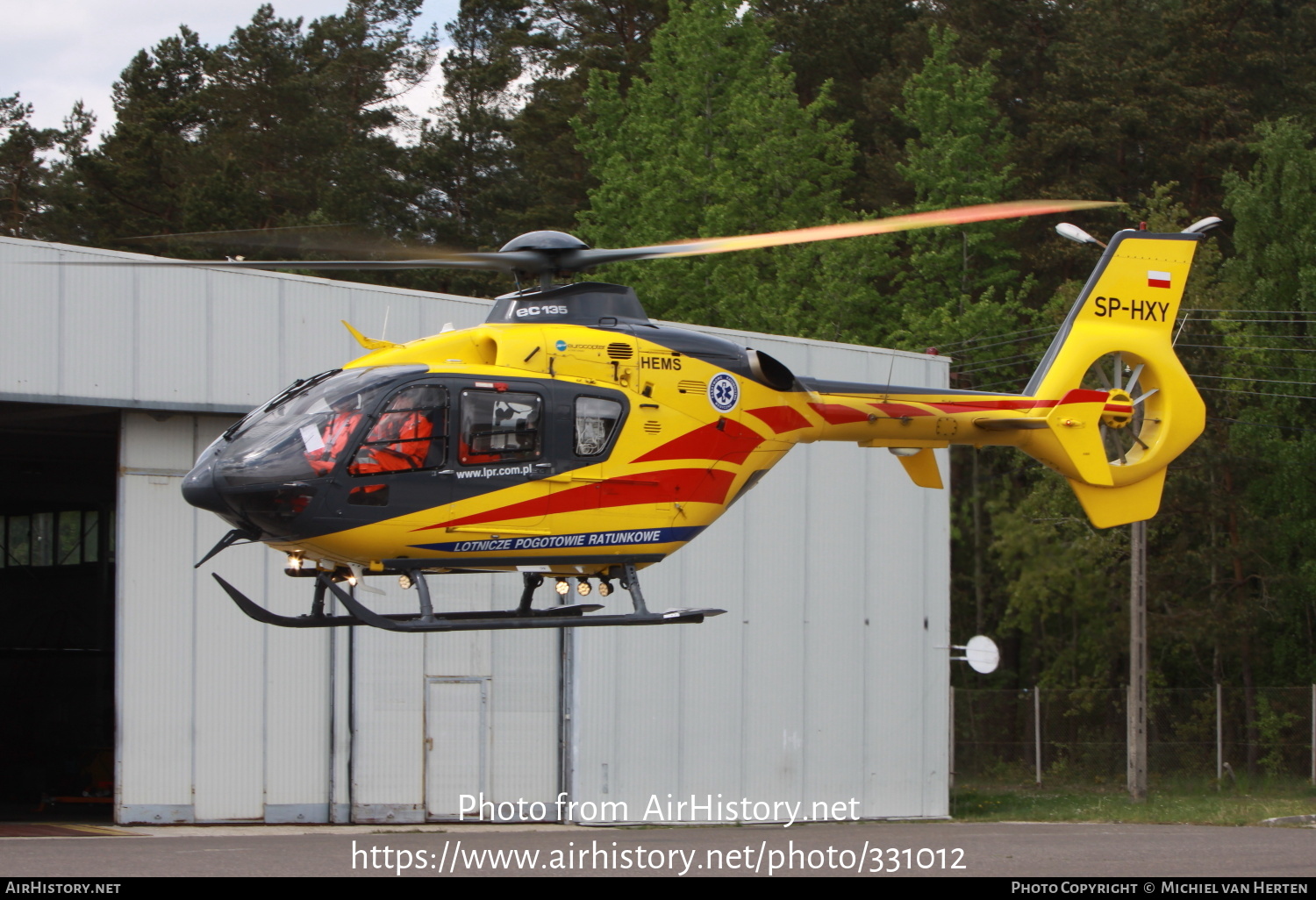 Aircraft Photo of SP-HXY | Airbus Helicopters EC-135P-3 | Polish Medical Air Rescue - Lotnicze Pogotowie Ratunkowe - LPR | AirHistory.net #331012