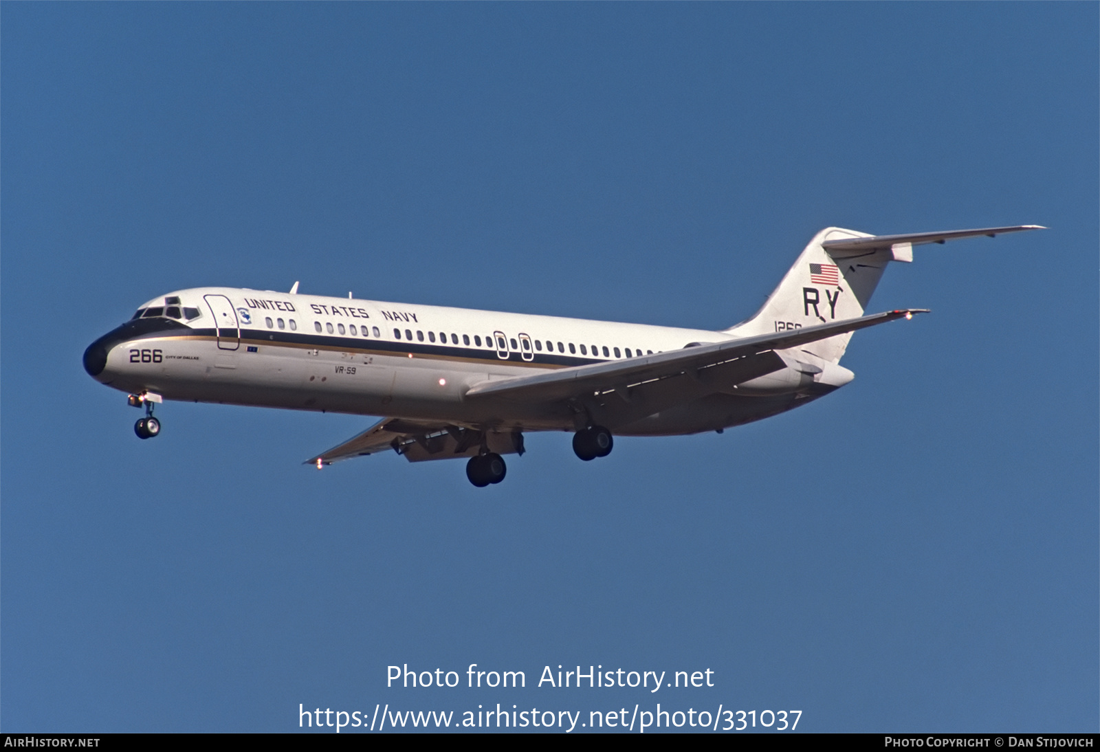 Aircraft Photo of 161266 / 1266 | McDonnell Douglas C-9B Skytrain II | USA - Navy | AirHistory.net #331037