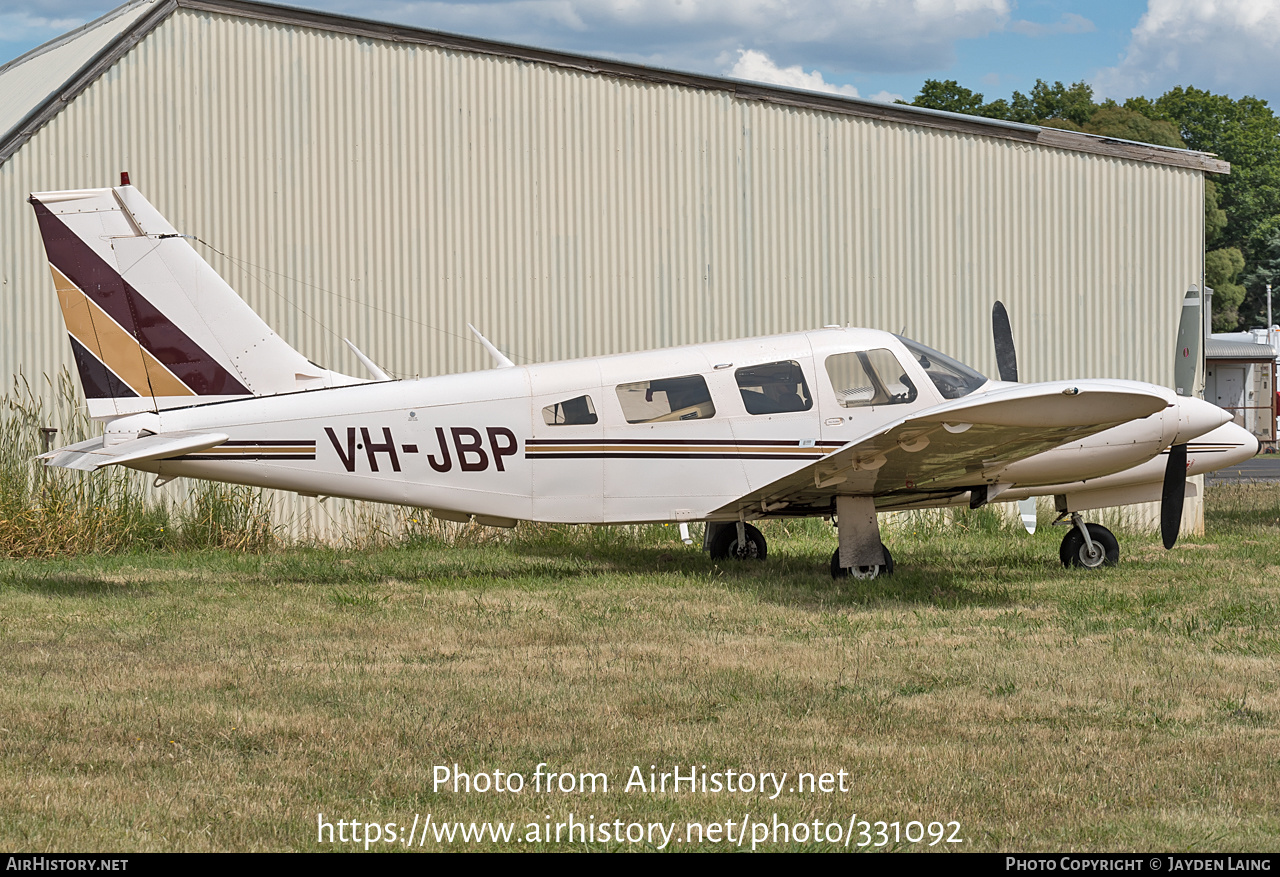 Aircraft Photo of VH-JBP | Piper PA-34-200T Seneca II | AirHistory.net #331092