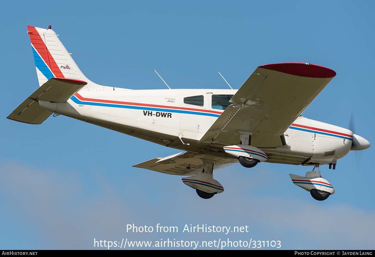 Aircraft Photo of VH-DWR | Piper PA-28-180 Cherokee Archer | AirHistory.net #331103