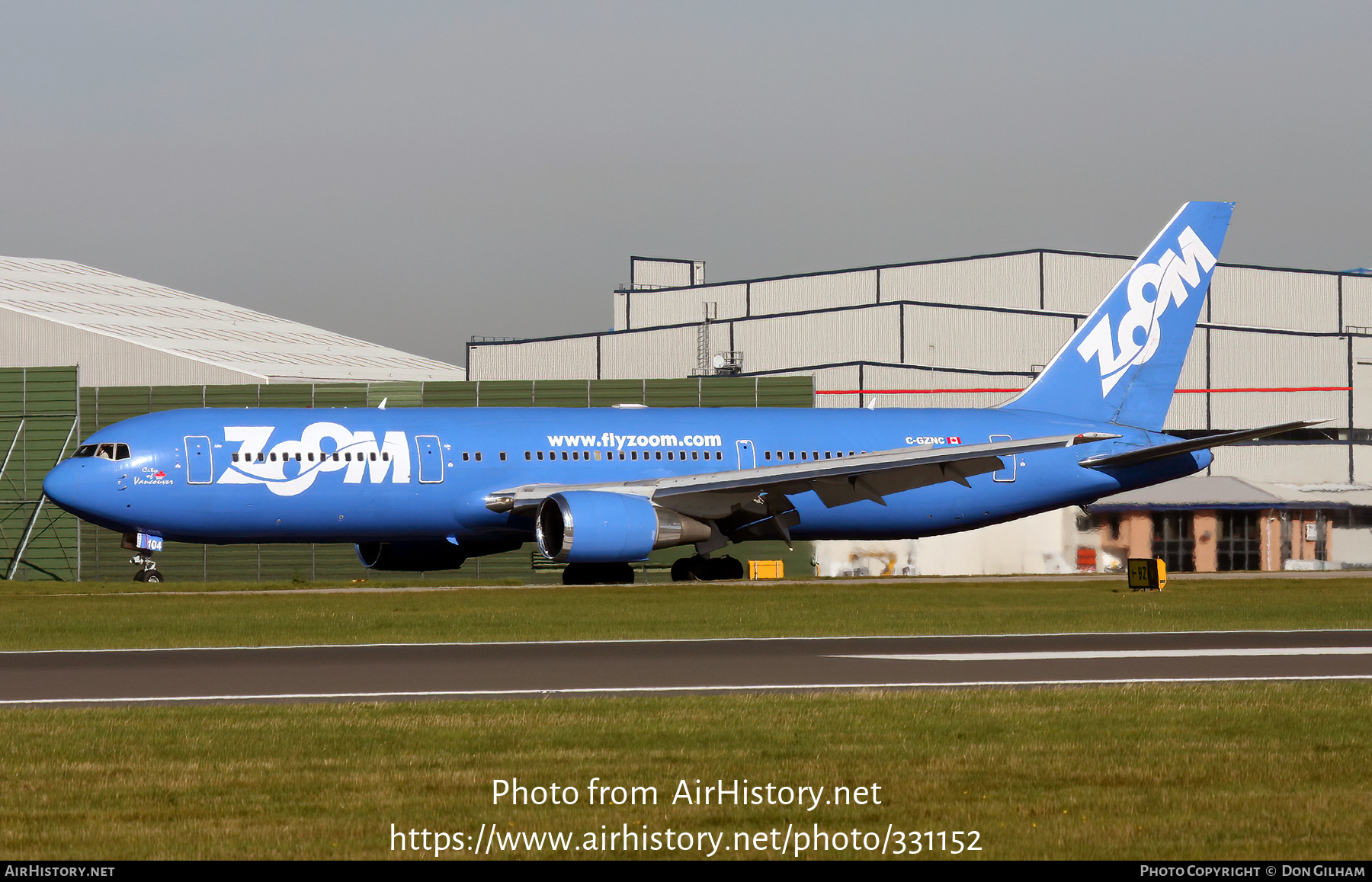 Aircraft Photo of C-GZNC | Boeing 767-306/ER | Zoom Airlines | AirHistory.net #331152