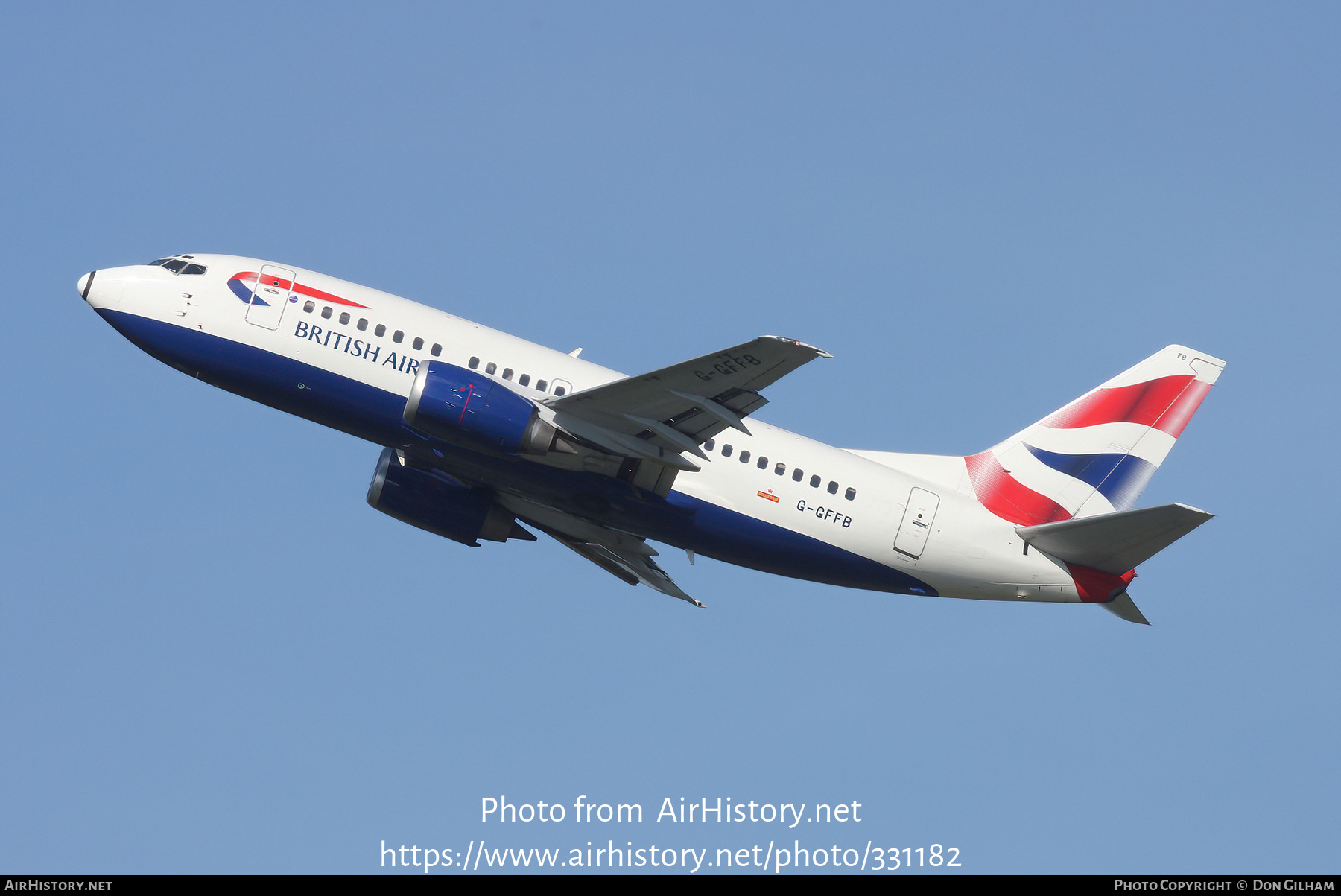 Aircraft Photo of G-GFFB | Boeing 737-505 | British Airways | AirHistory.net #331182