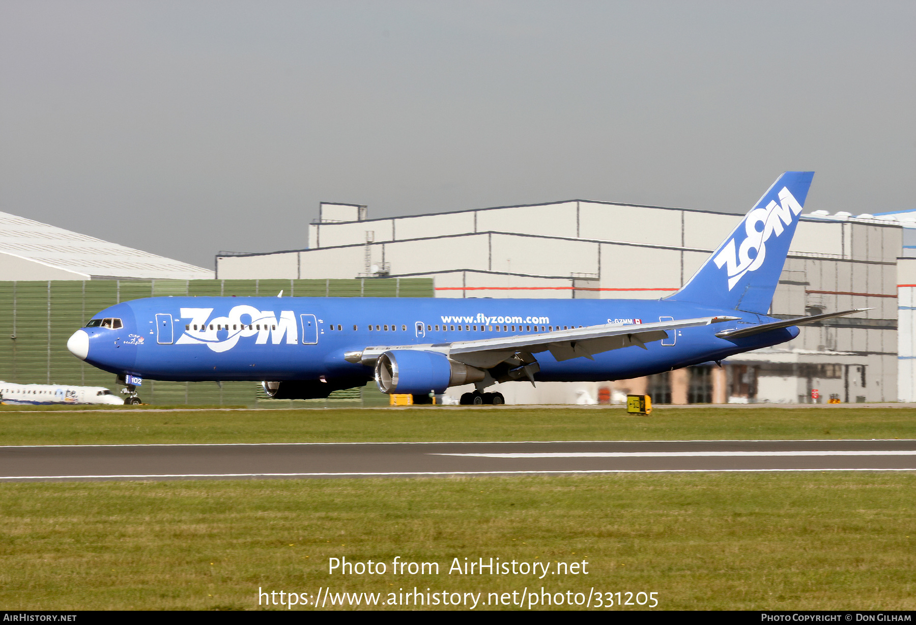 Aircraft Photo of C-GZMM | Boeing 767-328/ER | Zoom Airlines | AirHistory.net #331205