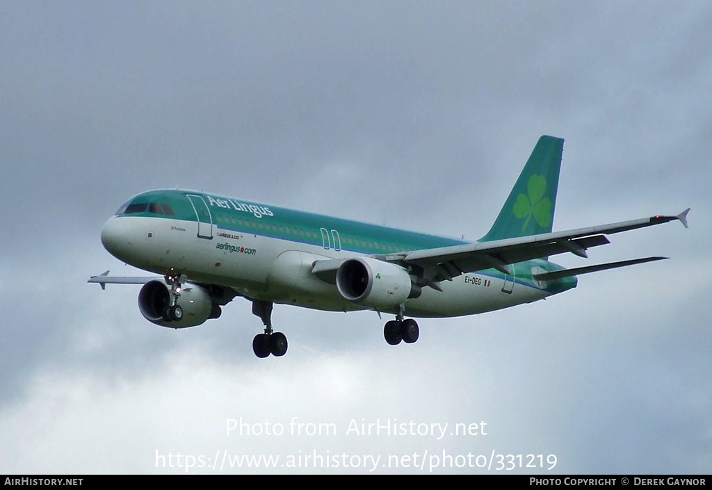 Aircraft Photo of EI-DEG | Airbus A320-214 | Aer Lingus | AirHistory.net #331219