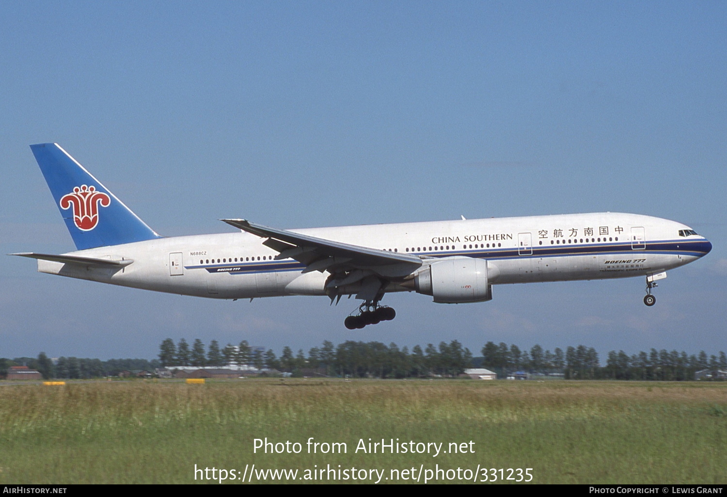 Aircraft Photo of N688CZ | Boeing 777-21B/ER | China Southern Airlines | AirHistory.net #331235