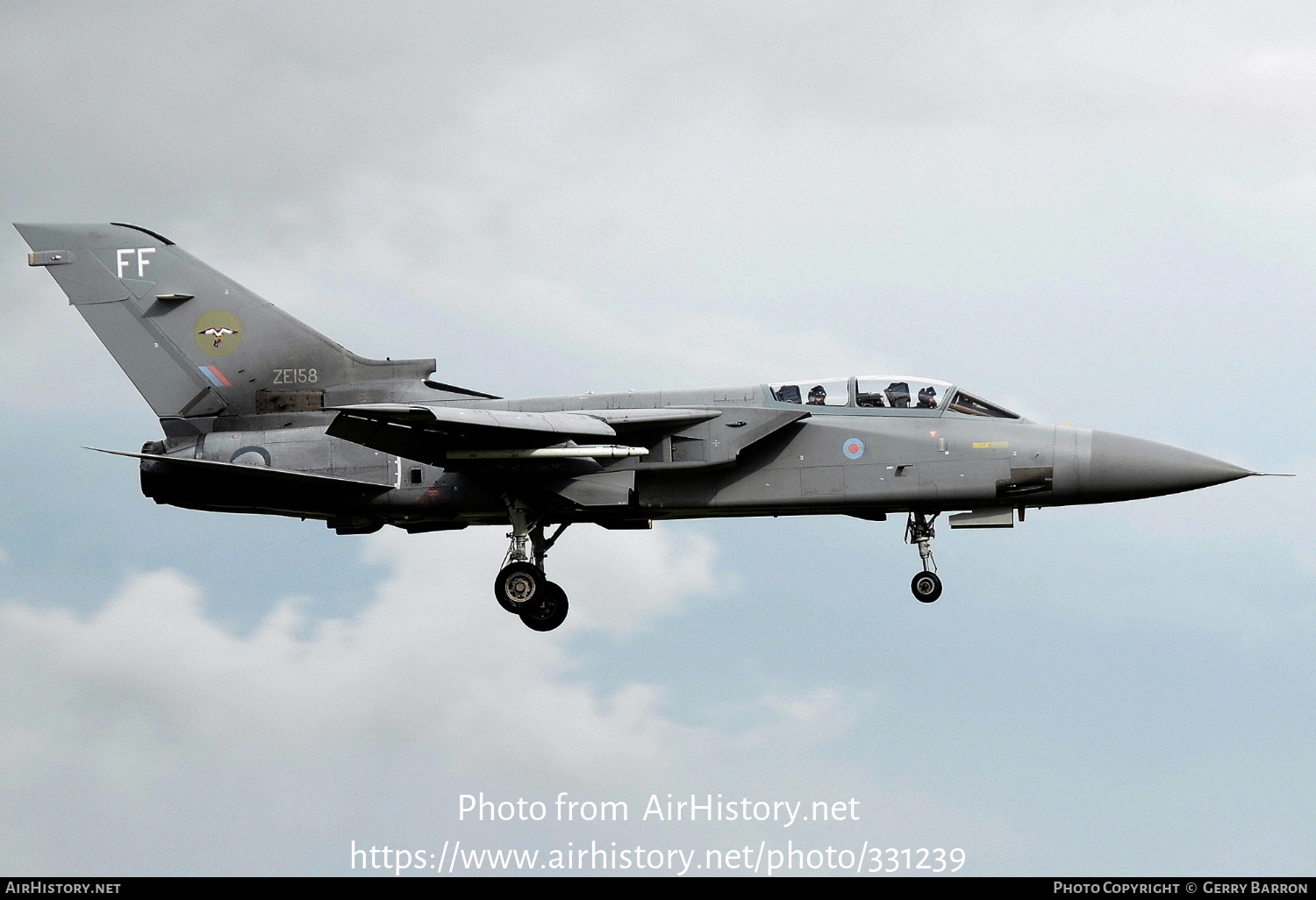 Aircraft Photo of ZE158 | Panavia Tornado F3 | UK - Air Force | AirHistory.net #331239