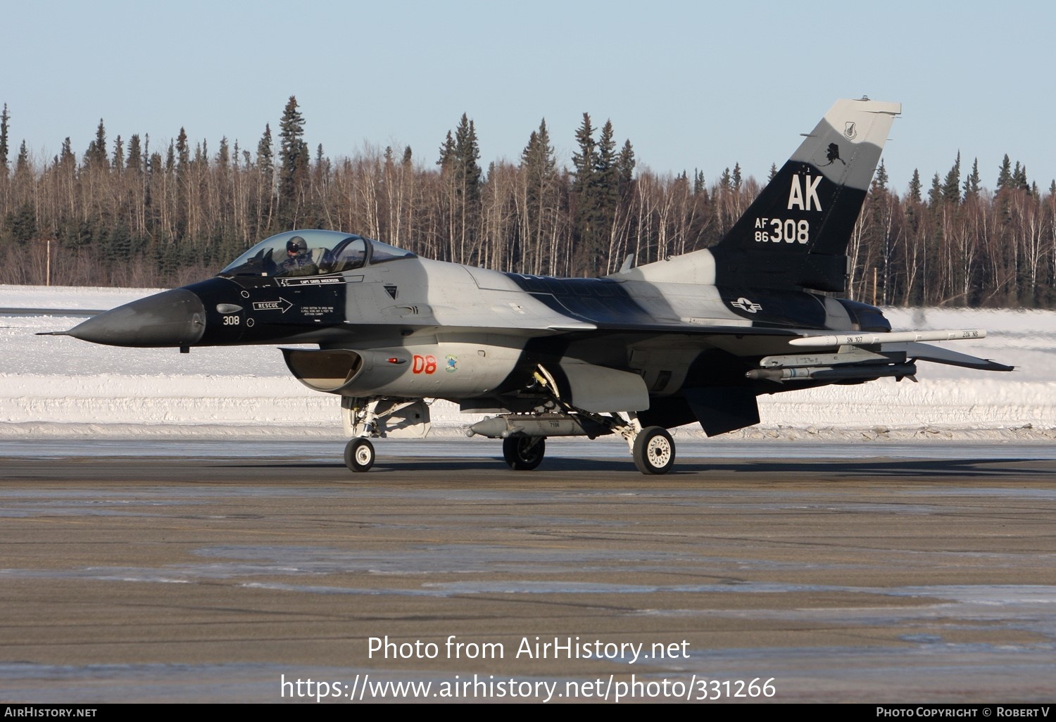 Aircraft Photo of 86-0308 / AF86-308 | General Dynamics F-16C Fighting Falcon | USA - Air Force | AirHistory.net #331266