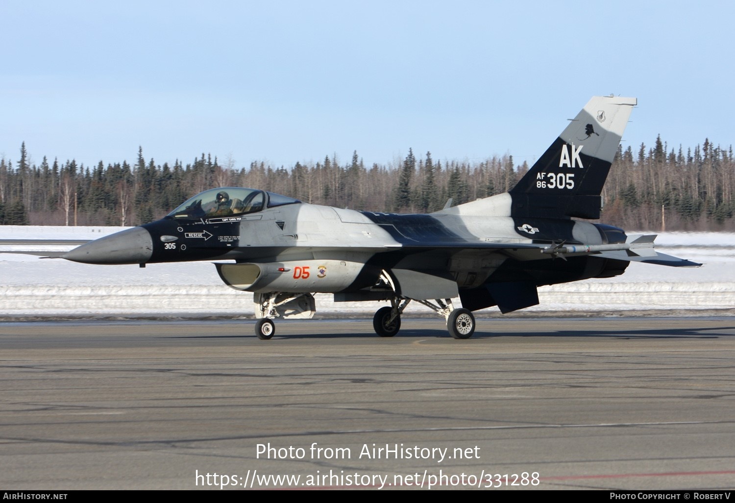 Aircraft Photo of 86-0305 / AF86-305 | General Dynamics F-16C Fighting Falcon | USA - Air Force | AirHistory.net #331288