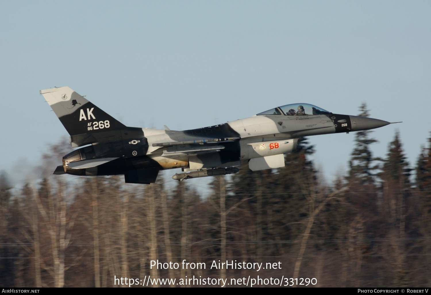 Aircraft Photo of 86-0268 / AF86-268 | General Dynamics F-16C Fighting Falcon | USA - Air Force | AirHistory.net #331290