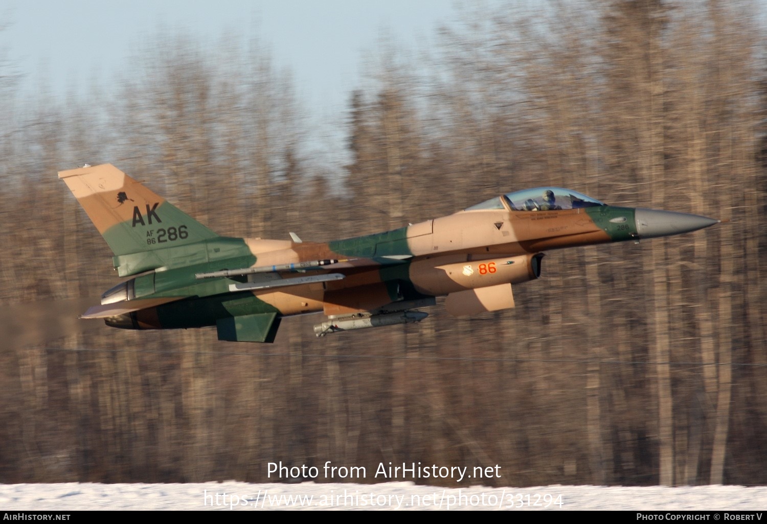 Aircraft Photo of 86-0286 / AF86-286 | General Dynamics F-16C Fighting Falcon | USA - Air Force | AirHistory.net #331294